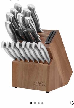 18 piece Chicago Cutlery block set