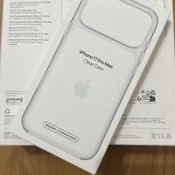 iPhone 17 Pro Max “Clear “ Case