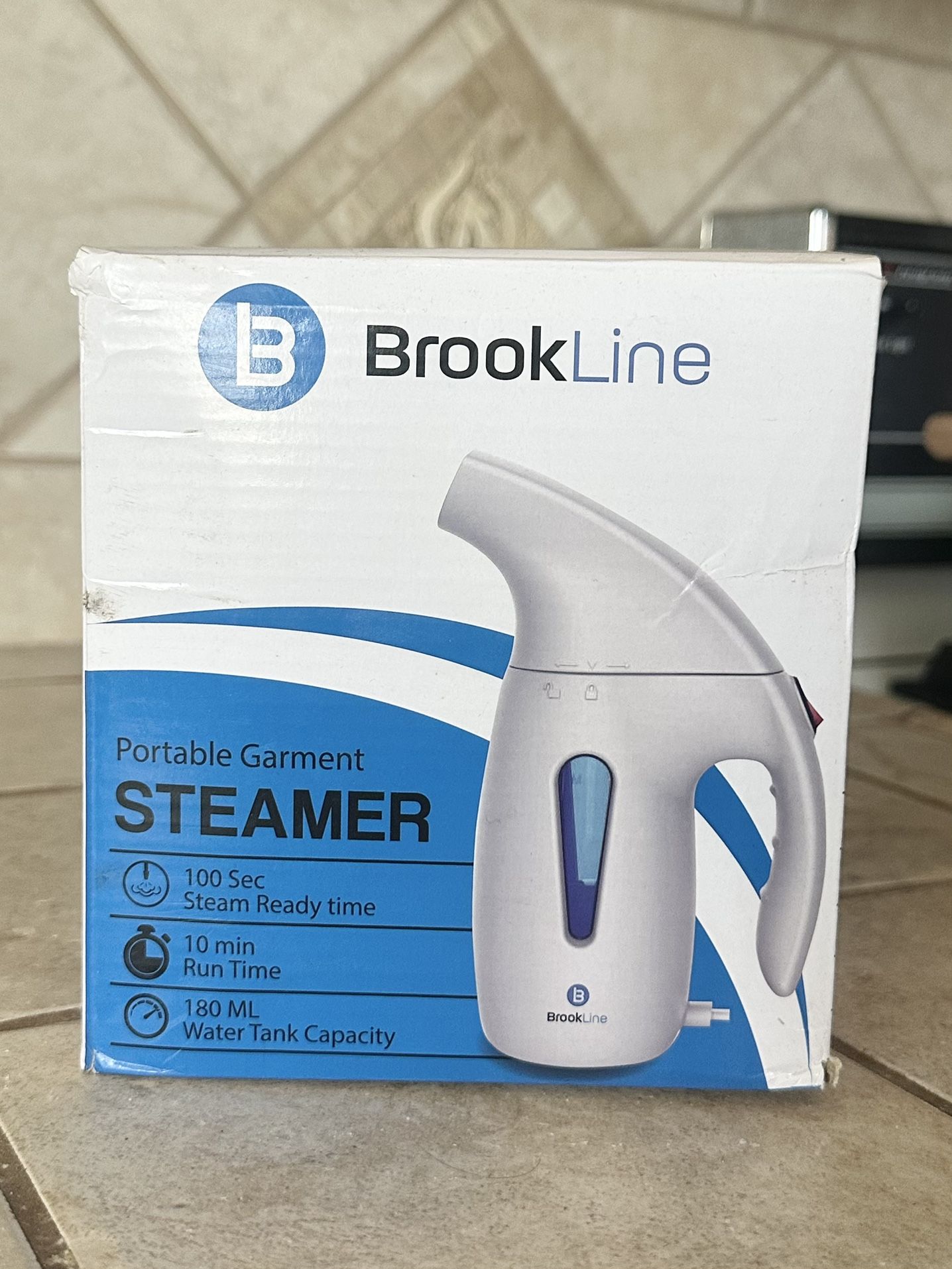 Brookline Streamer For Clothes 180ML - Portable Garment Steam Iron (New)
