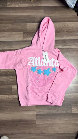 Sp5der Atlanta Pink Hoodie with Tags