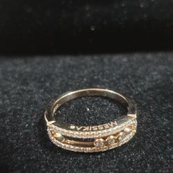 Authentic Messika Baby Move Pave 18k Pink Gold Ring Best Gift Christmas