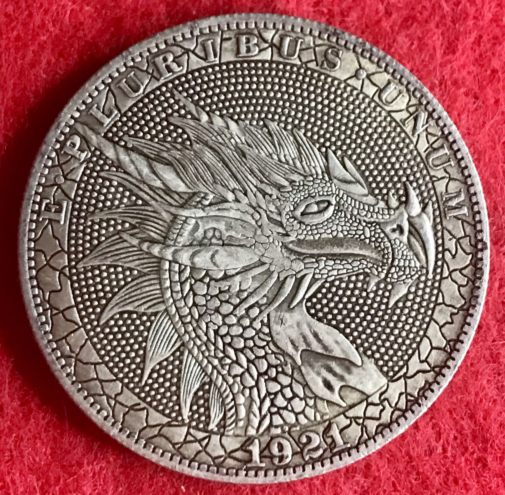 Large Dragon Coin. First $20 Offer Shipped Same Day! 