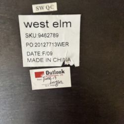 WEST ELM COMPUTER TABLE DESK