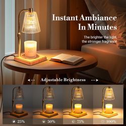 Marycele Candle Warmer Lamp with Timer Dimmer, Christmas Birthday Gifts for Mom Women Sister Her, House Warming Gifts, Thanksgiving Decorations for Of