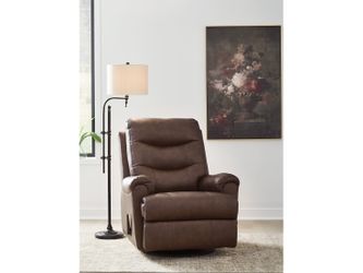 Flynwood Espresso Swivel Glider Recliner