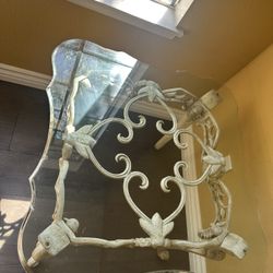 Glass  End Table 