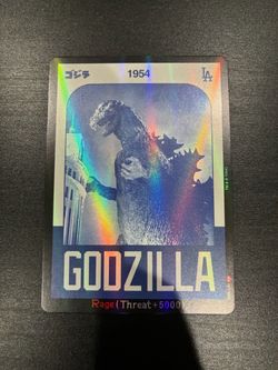 Los Angeles Dodgers + Godzilla Minus Zero Giveaway Trading Card 09/18 (Near Mint)