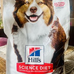 Hill's Science Diet Adult 7+ Chicken, Barley & Rice Recipe Dry Dog Food Size: PODS NET 6,8 kg, 15lb (Factory Sealed, New)
