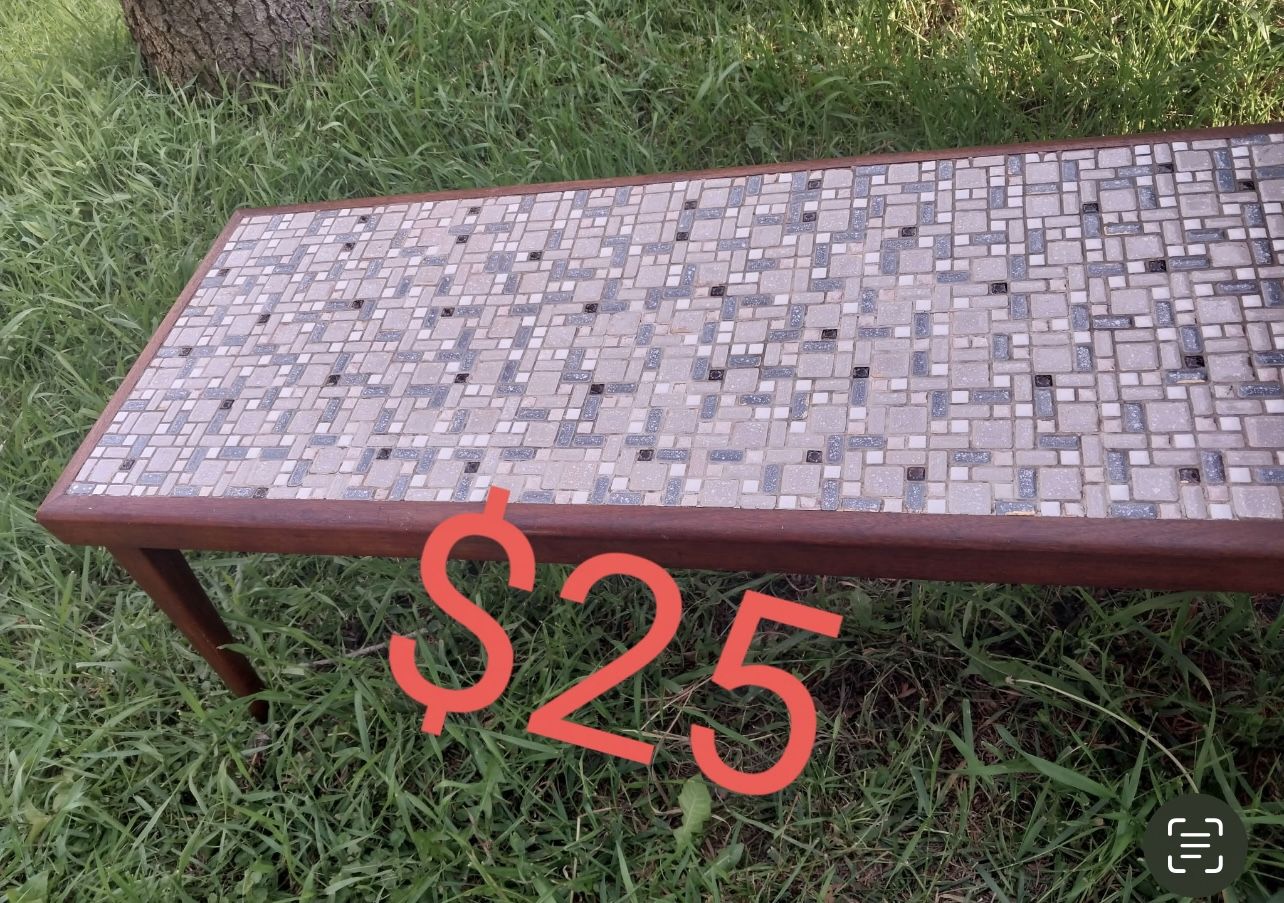 Marble Like Table Vintage Marble Like Table
