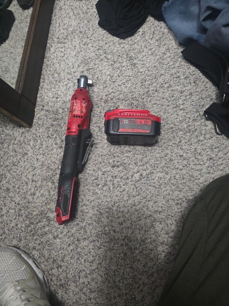 Craftsman Ratchet With 20v Battery (No Charger)