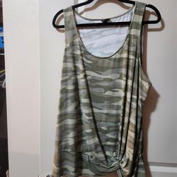 Camo tank top