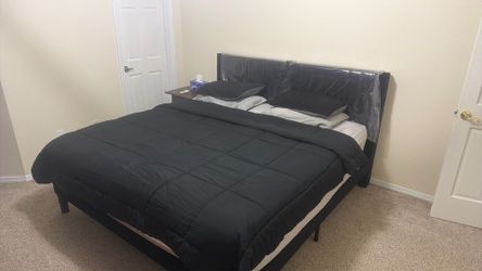 New King Bed +Matress
