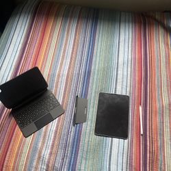 iPad With Magic Keyboard Screen Protector And Apple Pencil