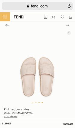 Authentic Fendi Slides