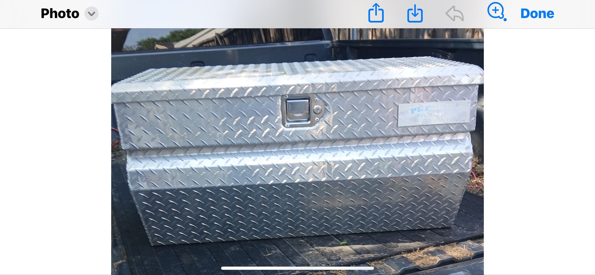 Truck Took Box with Lock & Key