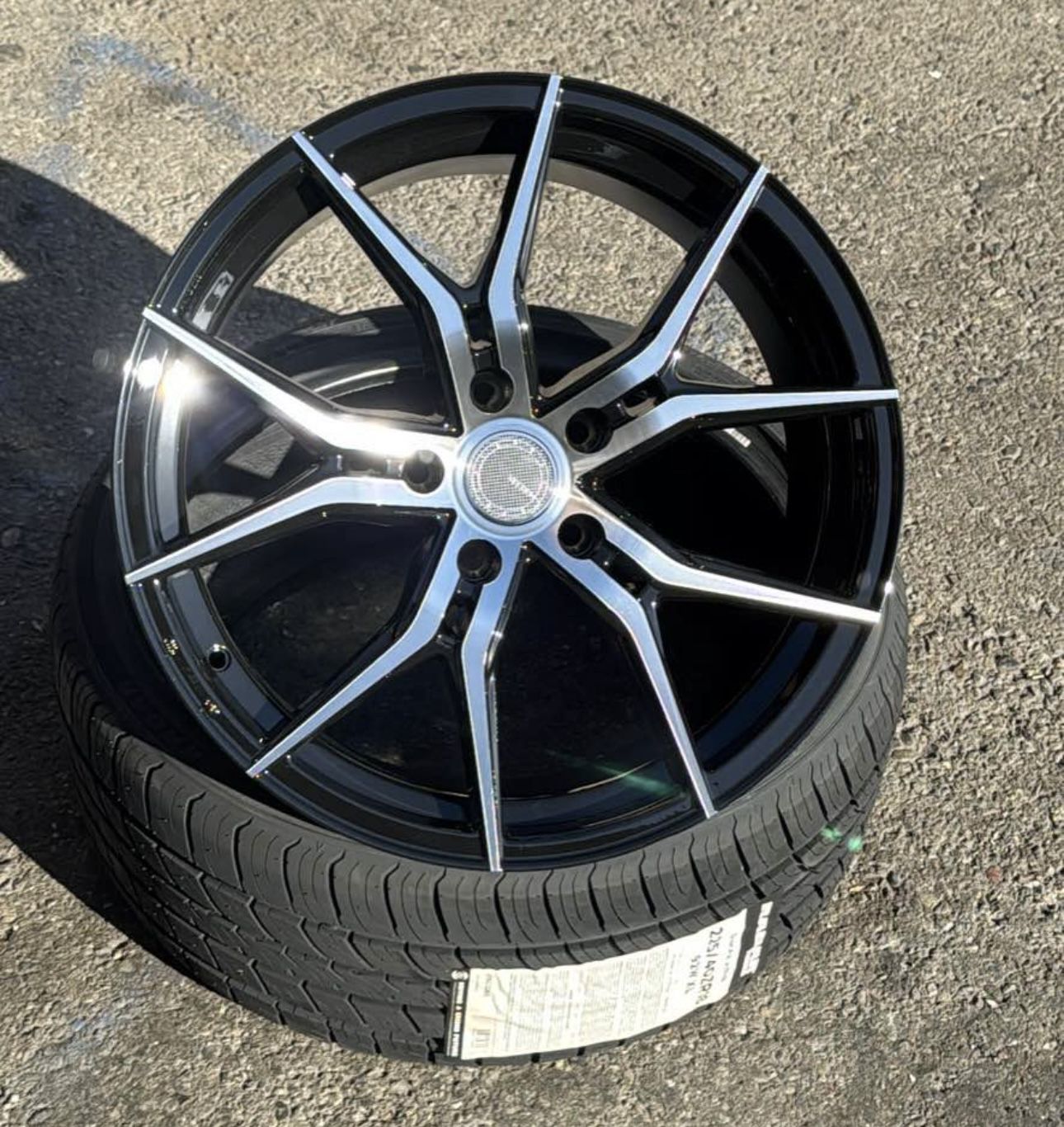 VELSEN 631 B+M 18x8 5x114.3 +38 Rims Tires Honda Nissan Toyota Hyundai Lexus Finance Available