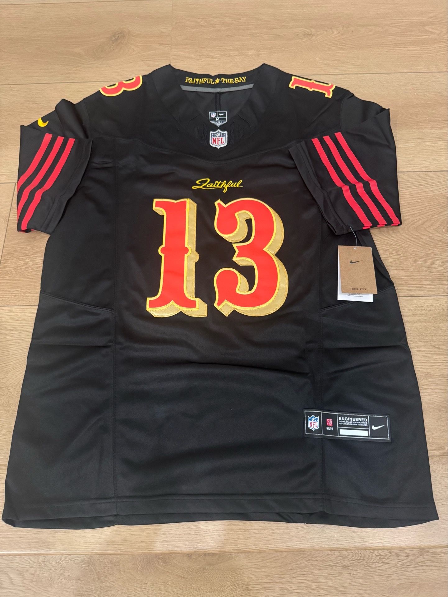 NFL San Francisco 49ers Brock Purdy Jersey - Faithful to the City Edition. New- medium