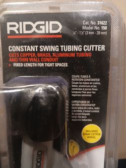 Brand new ridgid constant swing tubing cutter