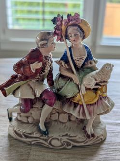 Vintage porcelain figurine - made in Europe
