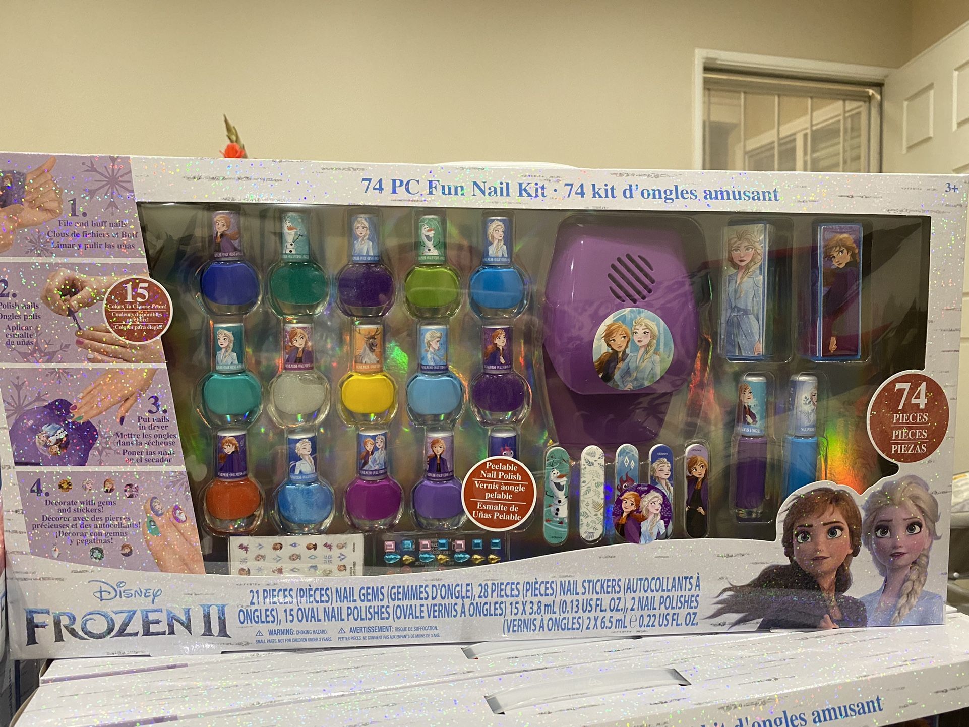 Disney Frozen II Cosmetic Set & Nail Kit 