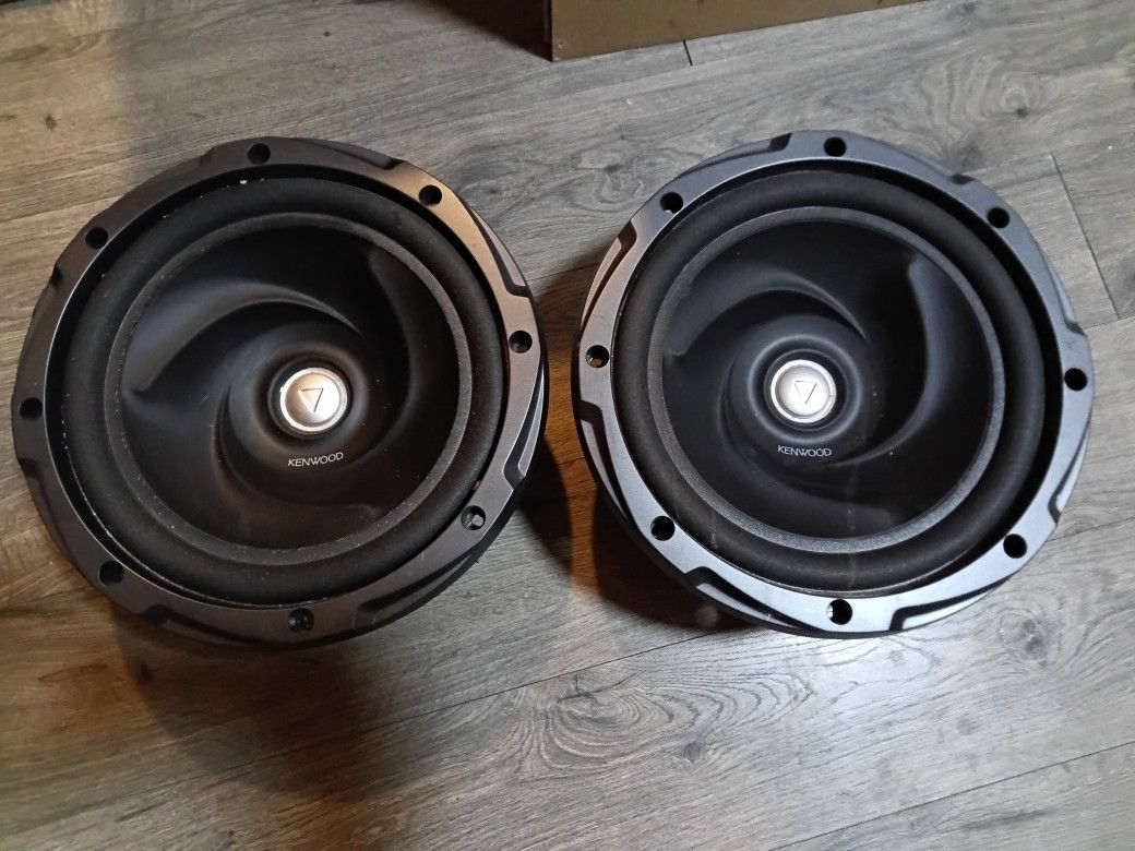 2) Kenwood KFC-W3010 12" Subwoofers Like New