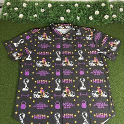World's Strongest Man Retro Deadlift Button Up Shirt WSM 2024 Competition 3XL