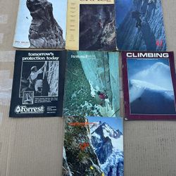 Lot of 7 Summit, Off Belay, Crags, Mountain, Climbing, Forrest Magazines 1(contact info removed)