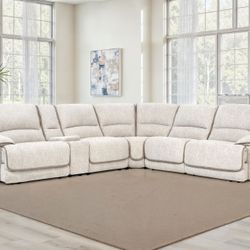 New Power Reclining Sectional Sofa With USB Charging Ports. Get It Home Now For Only $49 And Later. 