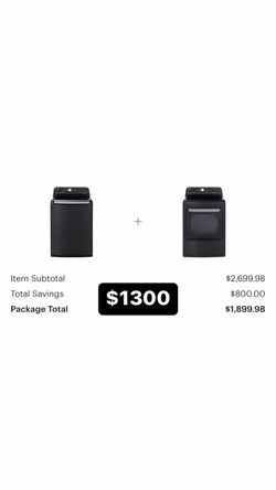 Lg Washer And dryer