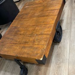 Rustic Wood Coffee Table