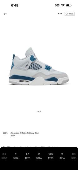 Jordan 4 military blues