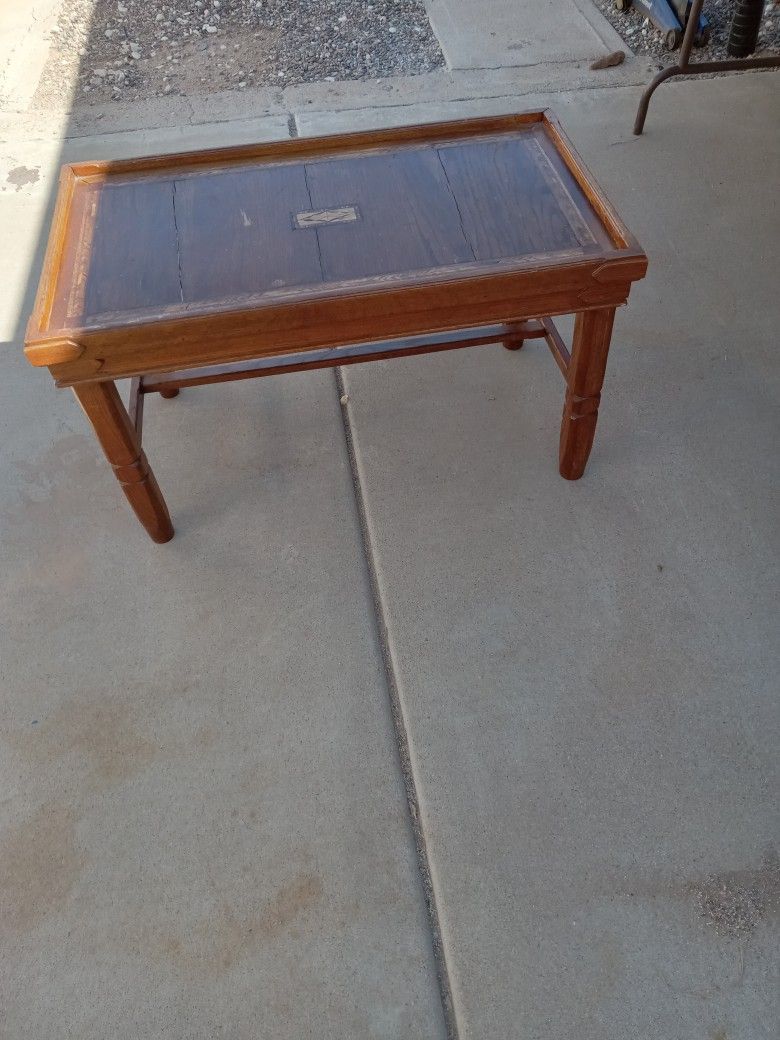 Small Wooden Coffee Table 31x17x17 