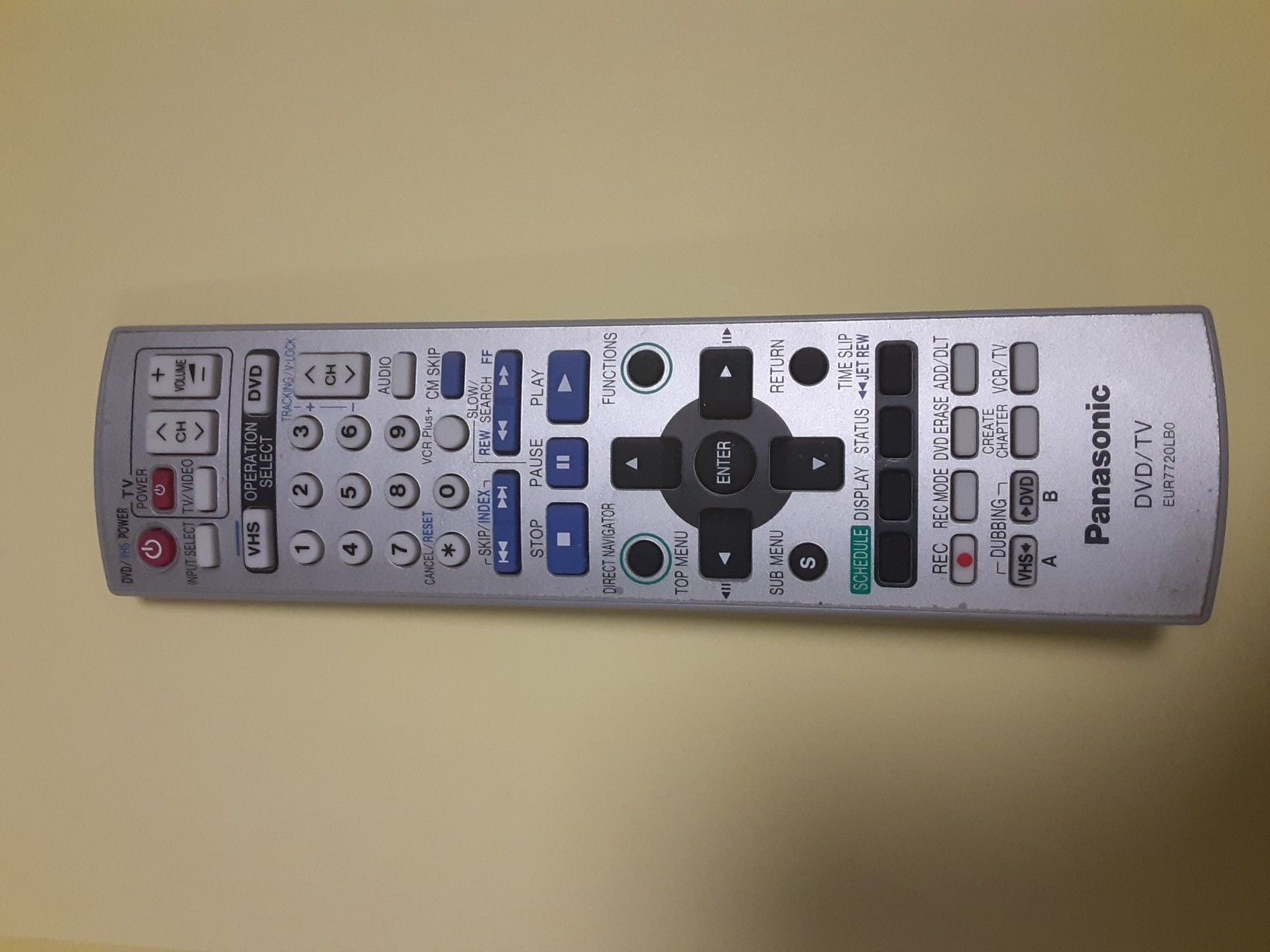 Panasonic DVD/TV Remote Model EUR7720LB0