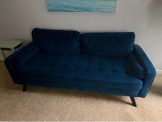 Blue couch