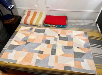 Modern Geometric Patchwork carpet
