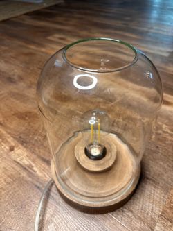 Farmhouse Wooden Table Lamp