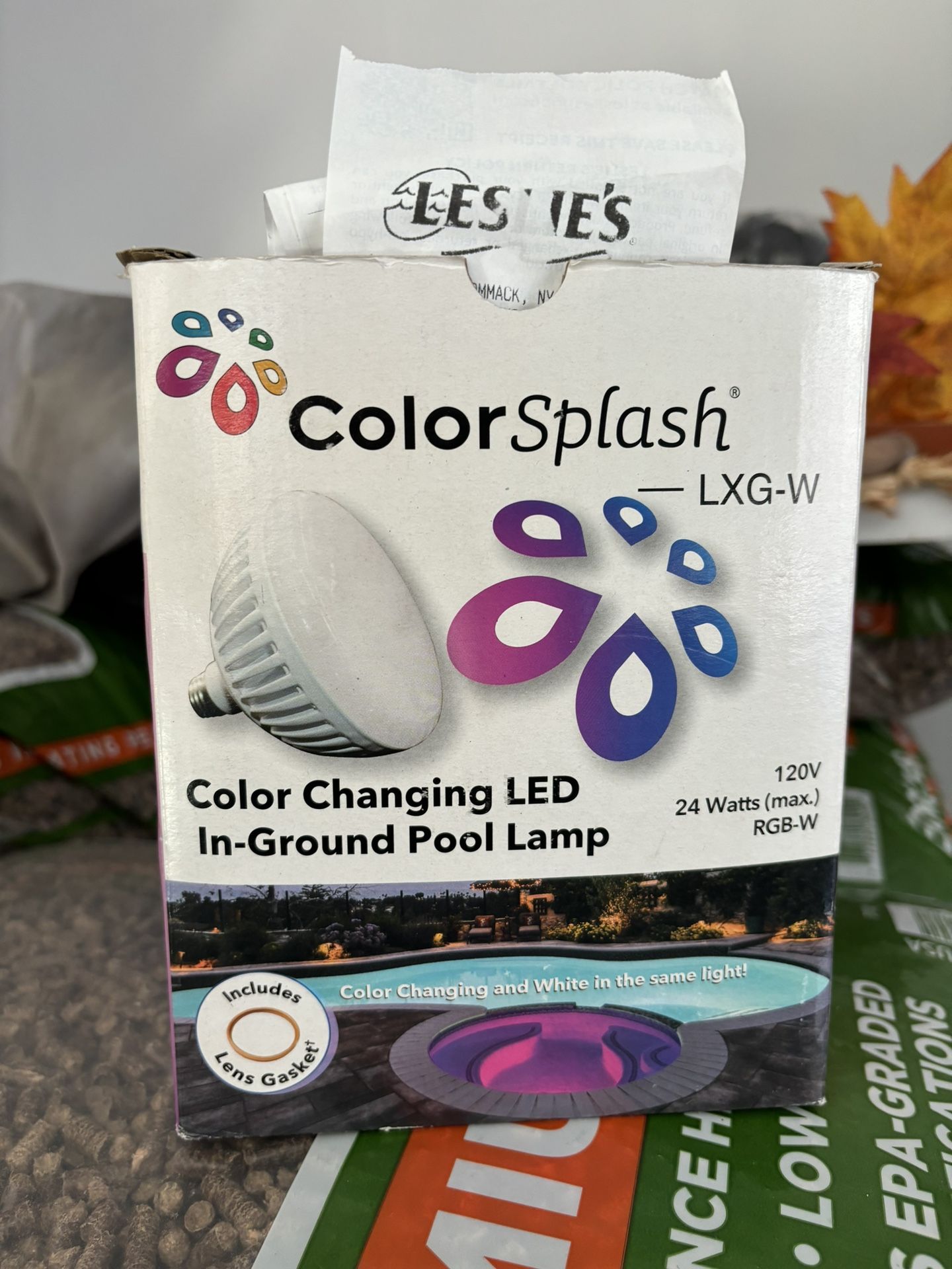 Color Splash In ground Pool Light