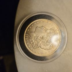 1921 One Dollar Silver Coon 