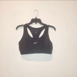 NWOT Nike Sports Bra Womens Large Dri-Fit Swoosh Racerback Athletic Training Gym
