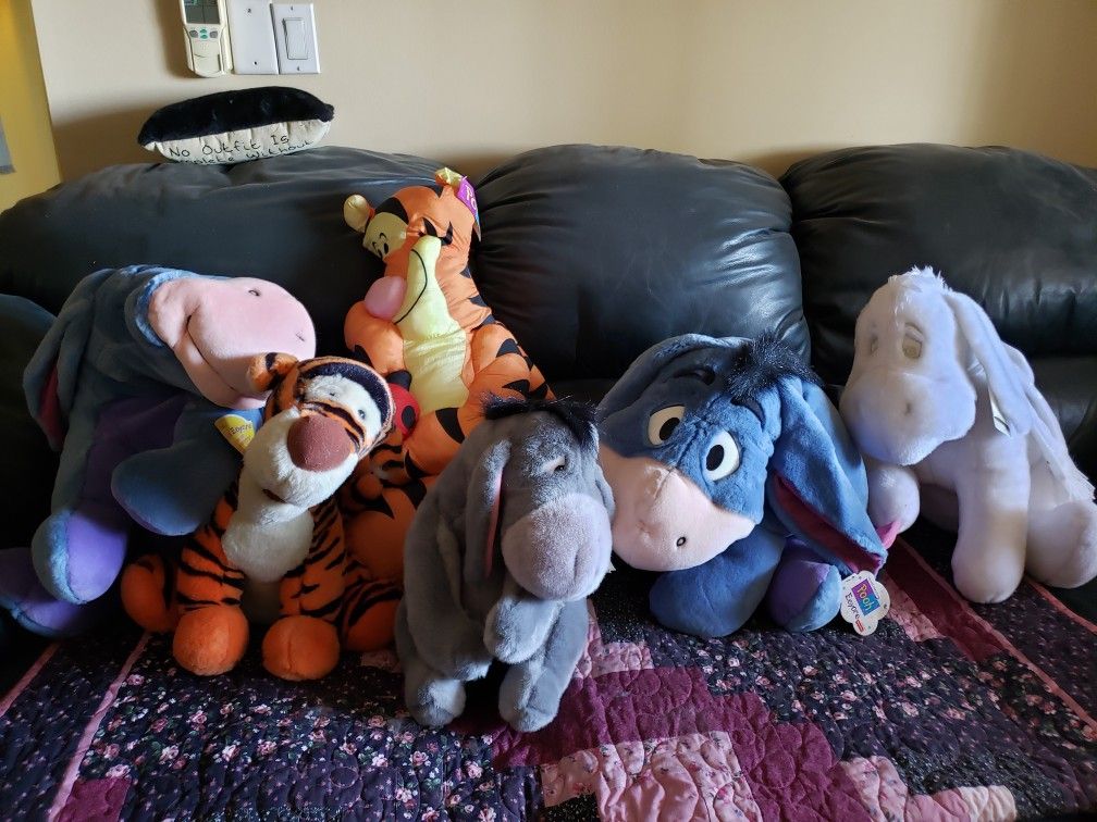 Disney Eeyore And Tigger Stuffed toys