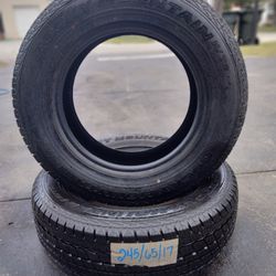 Pair Of Rocky Mountain H/T2 Brand Tire 245/65/17 w/ Mount And Balance $150
