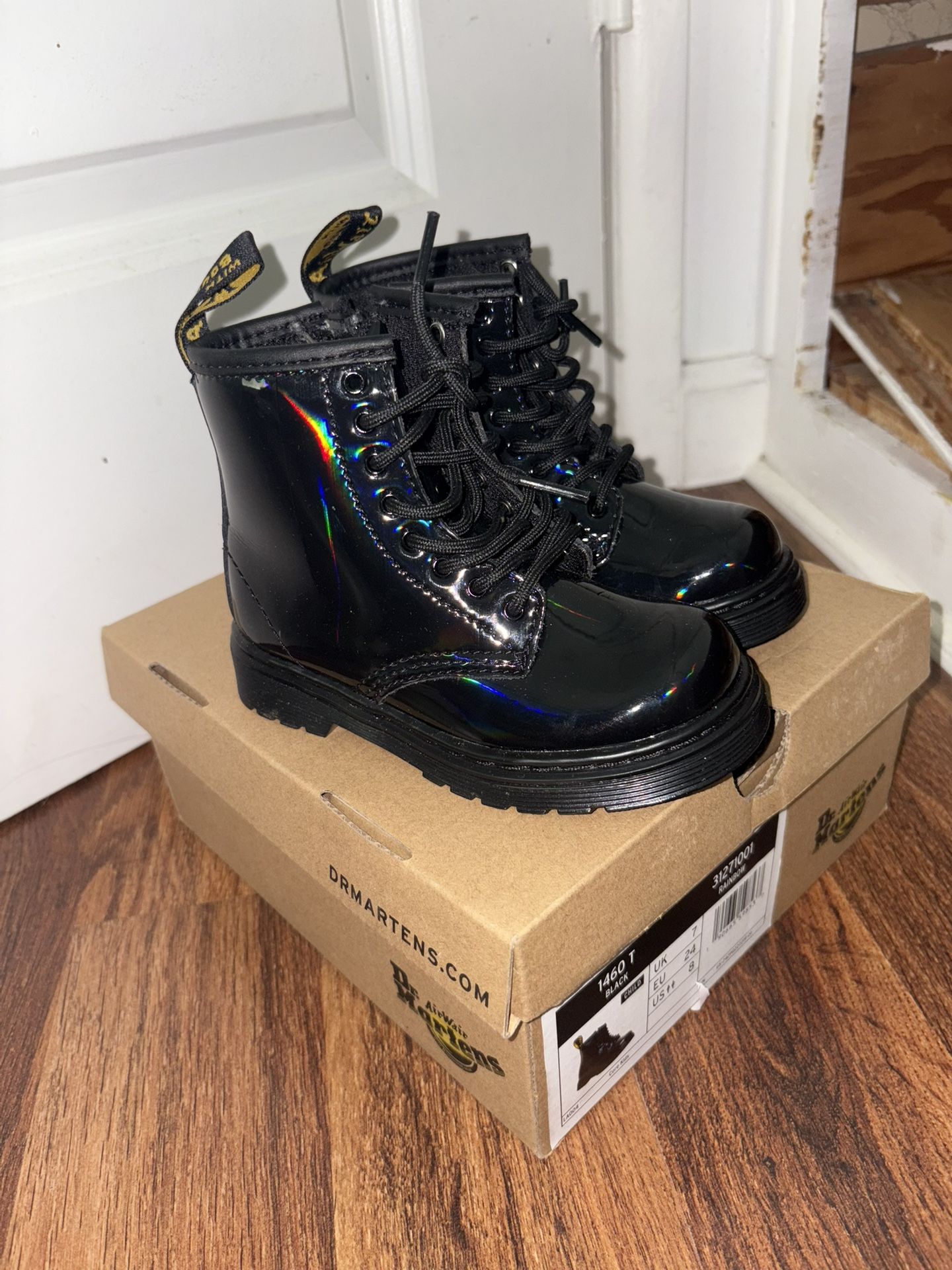 Dr Martens Black Toddler Size 8
