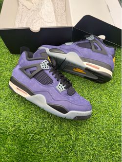 New Jordan 4 “Lakers” Sizes 8.5M 9.5M 10M 11.5M 12M