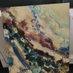 Wall Frameless Artwork - 35 inch x 47 inch