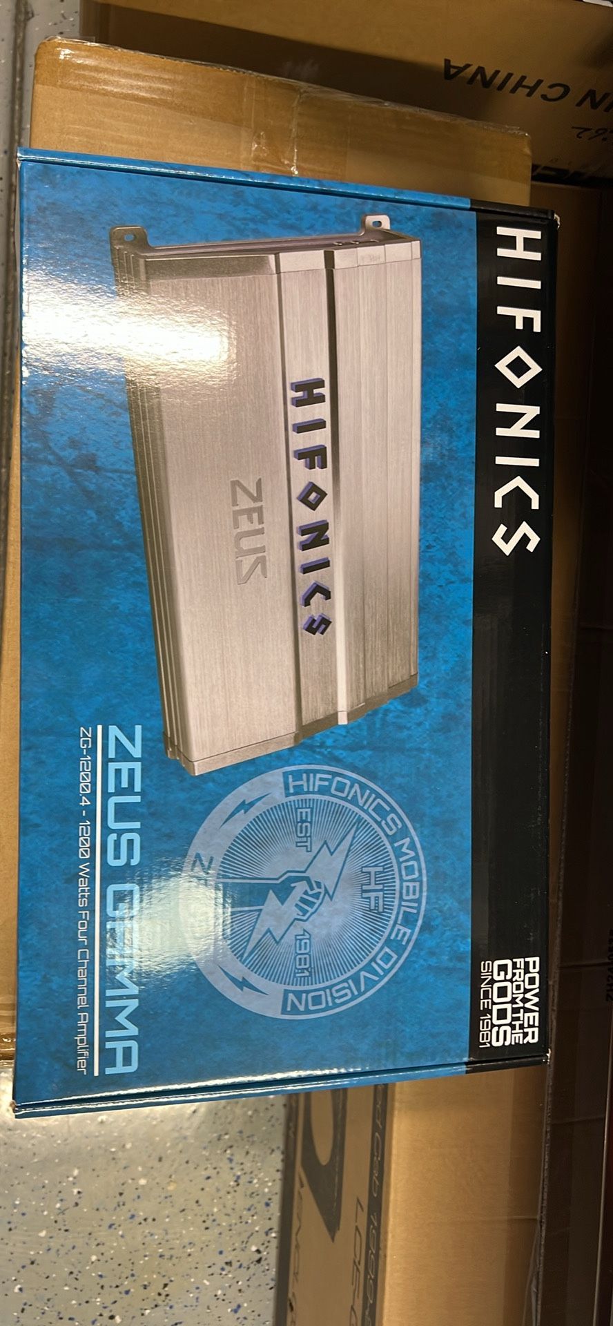 Hifonic ZUES 1200.4 4 Channel Amp