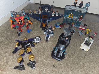 LEGO Marvel & Bionicle Lot — 6 Sets Including Iron Man Armory