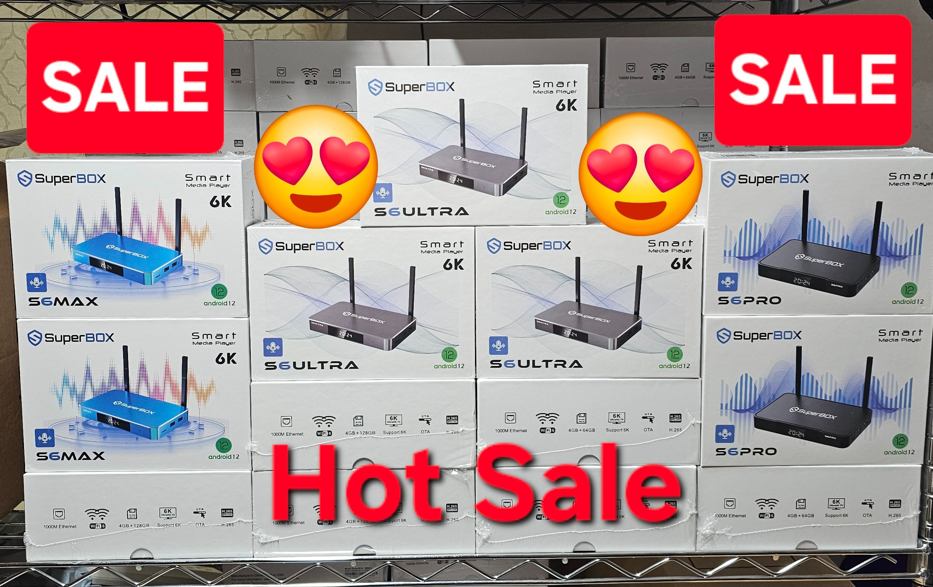 SuperBox ⚡ Super Box ⚡ CHRISTMAS RAFFLE⚡ S6 PRO ⚡ Brand New - El Monte Pickup 💎