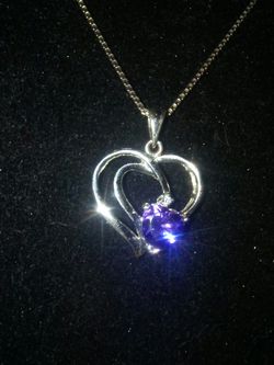 Hearts sterling silver necklace