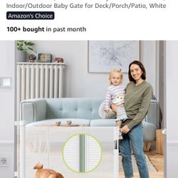 55" Wide Retractable Baby Gate