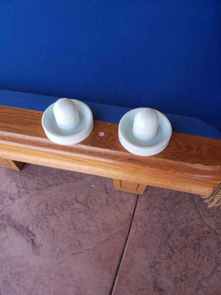 GOLD STANDARD WHITE AIR HOCKEY MALLET - SET OF 2